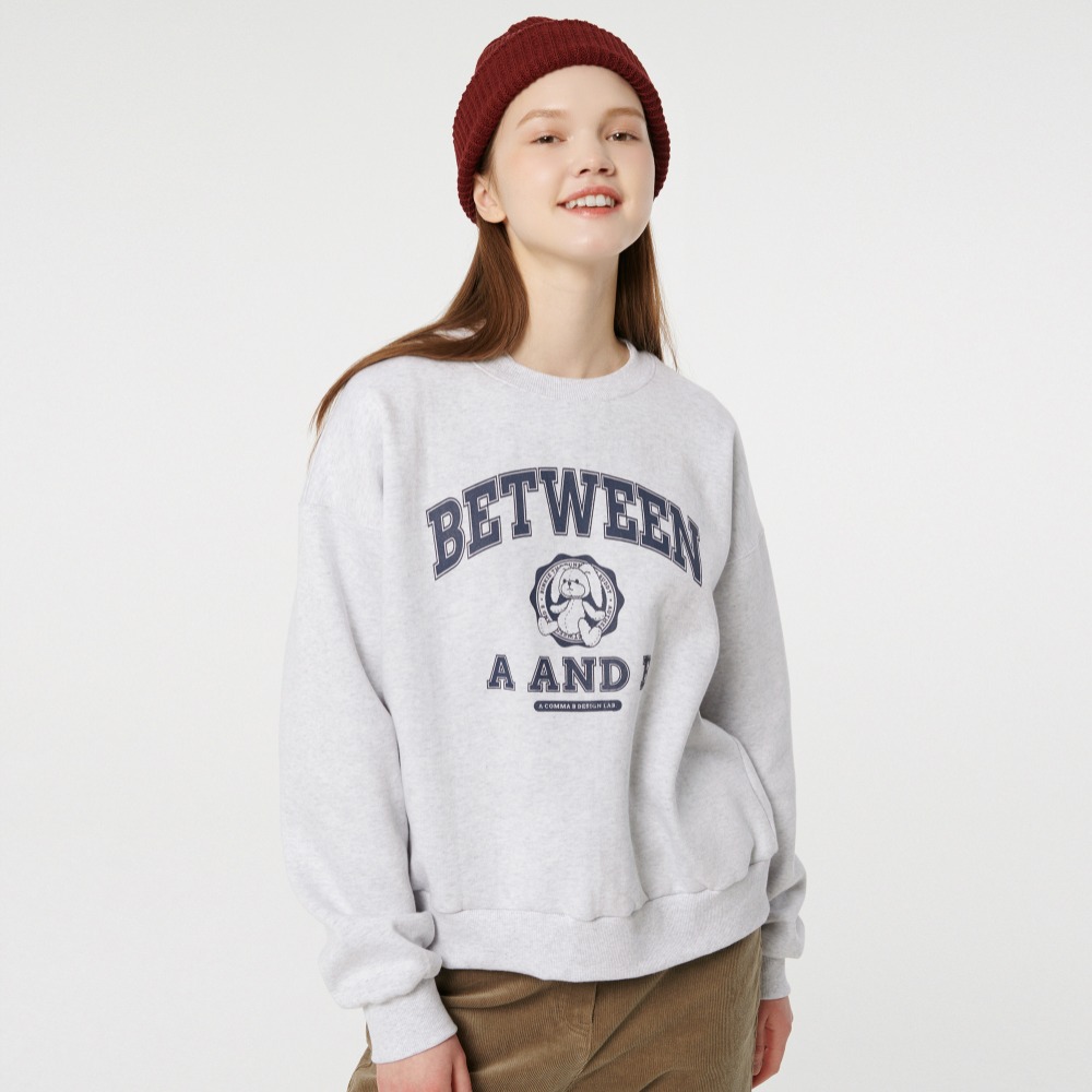 BETWEEN A AND B AUTHENTIC SWEATSHIRT [LIGHT GRAY]