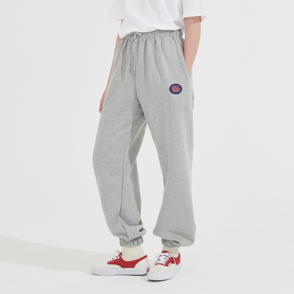 ATHLETIC LOOSE FIT JOGGER PANTS [GRAY]